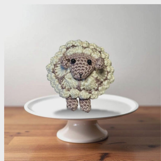 African Flower Sheep Crochet Pattern